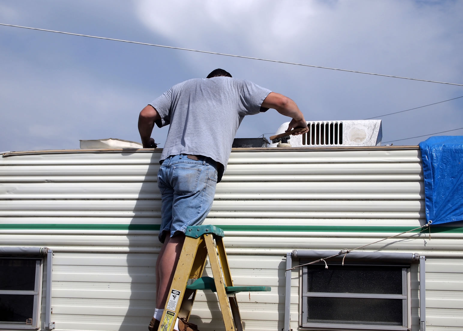 Repair My Caravan Roof Leak Cladding Aluminium Water Leak